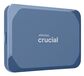 Crucial X10 6 TB Externe SSD - Draagbaar - Mat Blauw
