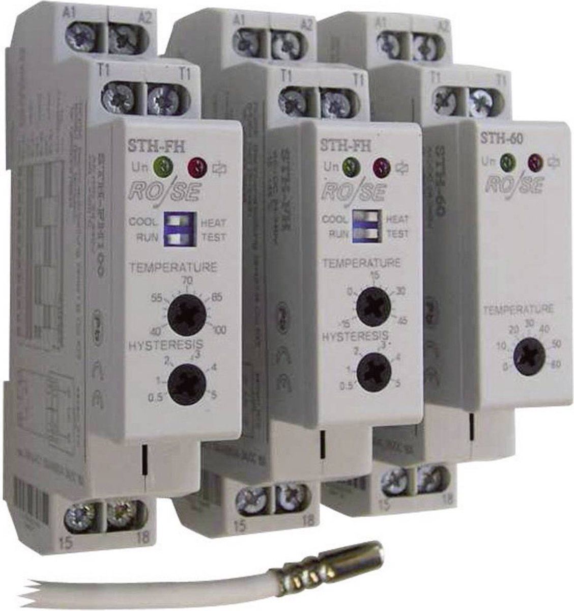 Rose LM STH-60 Thermostaat voor schakelkastverwarming 240 V/AC, 240 V/DC 1x NC