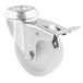 Wagner 23367501 Zwenkwiel met achtergat diameter 75 mm hoogte 90 mm met slot verzinkt staal wit draagvermogen 60 kg