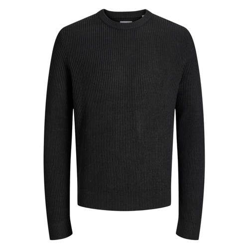 JACK & JONES JUNIOR gebreide trui - zwart