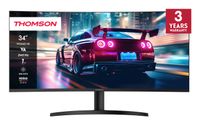 Thomson M34QG7Y14C 86,4 cm (34") UltraWide Quad HD LCD Zwart