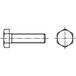 TOOLCRAFT 133830 Zeskantbout M12 40 mm Buitenzeskant DIN 961 Staal 100 stuk(s)