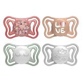 Chicco PhysioForma Kalmerende speen Light 16-36 maanden, 4 stuks, roze en lumi