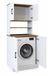 Roomart ATLANTIC-I Wasmachine Ombouwkast 70x180 cm - Wit Eiken