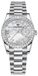 Pagani Design Montre Femme Douceur, avec cristaux, argent/blanc