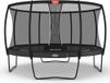 BERG Champion Regular 430 Trampoline Op Poten - Rond - Safety Net Deluxe - AirFlow Pro Springdoek - TwinSpring - Grijs