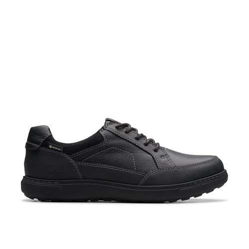 Clarks Mapstone Logtx heren, Zwart leder, 39.5 EU