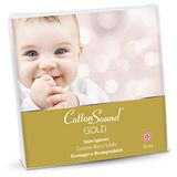COTTON SOUND GOLD BABY Hygiënezeilen, 15 stuks, kinderen, 100% hydrofiel katoen, 40 x 80 cm, hypoallergeen en biologisch afbreekbaar, dermatologisch getest, gemaakt in Italië
