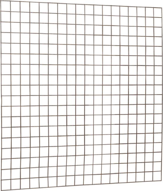 Intergard Gaaspaneel draadmat gaasmat tuinscherm zwart 180x180cm 4/100mm
