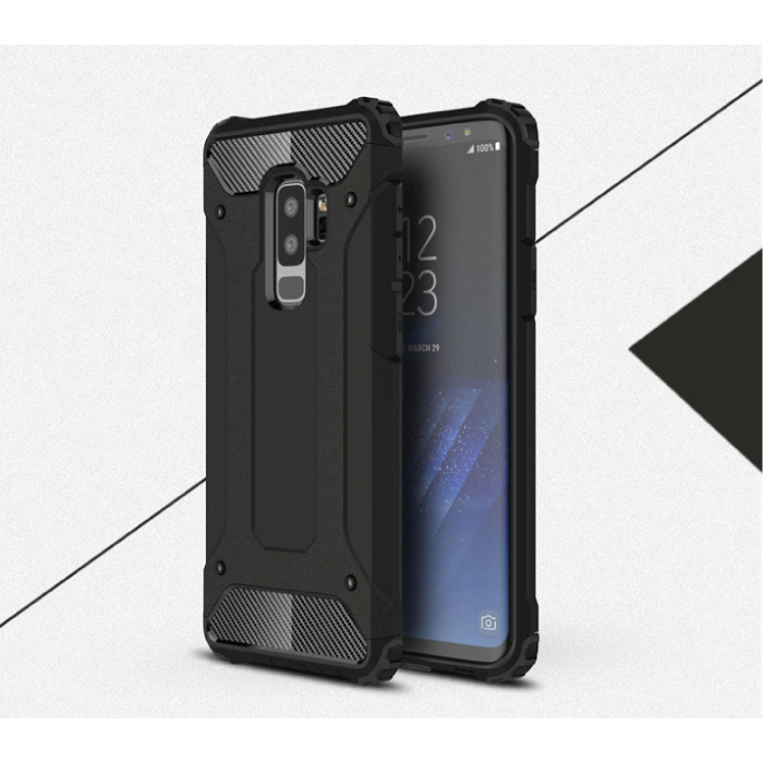 Stuff Certified Samsung Galaxy S10 - Armor Case Cover Cas TPU Hoesje Zwart