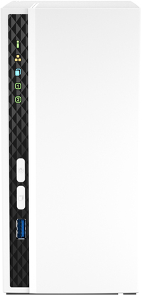 QNAP TS-233 - NAS - Mini Tower - ARM Cortex-A55 - 2GB RAM - 0TB - Wit