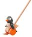 Selecta 62071 Pingo, schuiffiguur, schuif- en trekspeelgoed van hout, 13 cm, kleurrijk