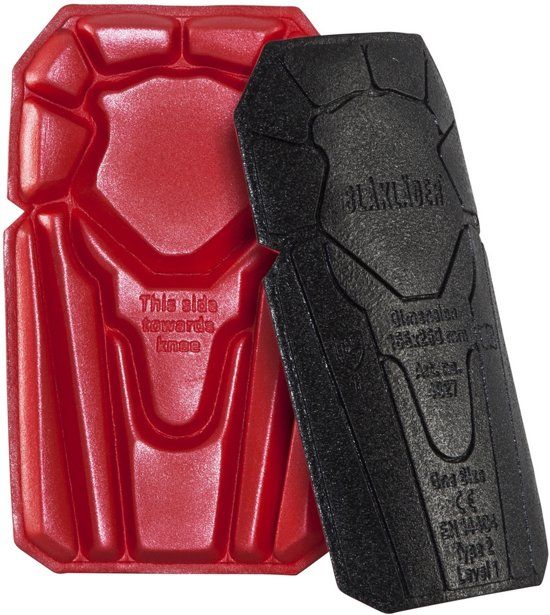 Blåkläder Blaklader knie-inlegstukken 4027-1203 zwart/rood mt onesize
