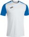 Joma Academy IV Shirt Korte Mouw Kinderen - Wit / Royal | Maat: 164