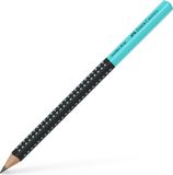 Faber-Castell Grafietpotlood - Jumbo Grip 2001 - Zwart/Turquoise