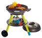 Merkloos Barbecue speelgoed - Houtskoolgrill - 16 accessoires - Vanaf 18 maanden - Meerkleurig