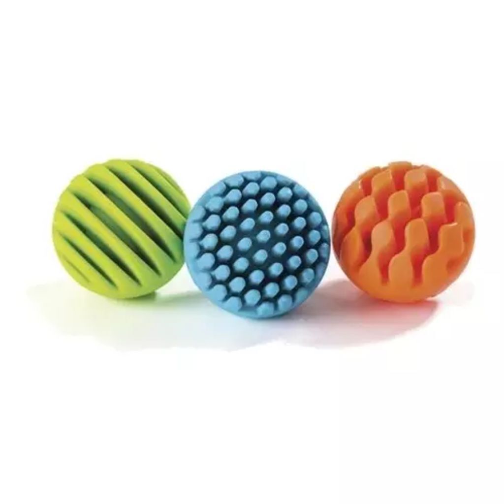 Fat Brain Toys ontdekkingsballen 6 cm 3-delig