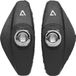 ACID fiets remblokken - Optimale remprestaties - 1-piece - Lengte 50 mm - Aluminium/Rubber - Zilver/Zwart