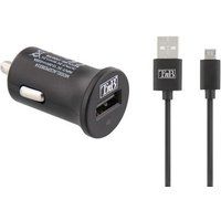 T'nB - Stroomadapter voor auto - with micro-USB cable - 6 watt - 1.2 A (USB) - zwart