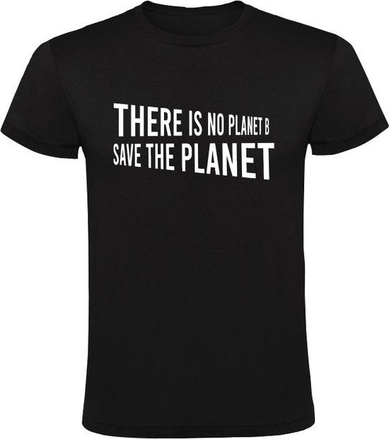 Sol's Planet T-shirt Heren - Zwart - 5XL