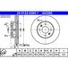 ATE Lot De 2 Disques De Frein 24.0122-0260.1 Hyundai 51712-1g000