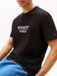 Tommy Hilfiger Tommy Jeans Heren T-shirt L Katoen Korte mouw Zwart