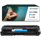 EVOKE Samsung Toner Voor Samsung CLT-C506L Printer Blauw | 3500 Pagina 'S | Cltc506l