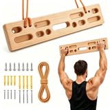Merkloos Beukenhout Draagbare Klim Trainingsboard 50 x 10 cm