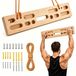 Merkloos Beukenhout Draagbare Klim Trainingsboard 50 x 10 cm