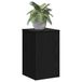 vidaXL Plantenstandaard 2 st Zwart eiken 30 x 30 x 50 cm Bewerkt hout