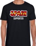 Bellatio Decorations Zwart Spain fan t-shirt voor heren - Spain supporter - Spanje supporter - EK/ WK shirt / outfit XL