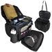 DERABY Patrouille-tas voor wetshandhaving, politie-uitrusting voorstoelorganizer met 15,6 inch laptophoes, bekerhouder, zware tas met meerdere compartimenten, afneembare riemen, past op