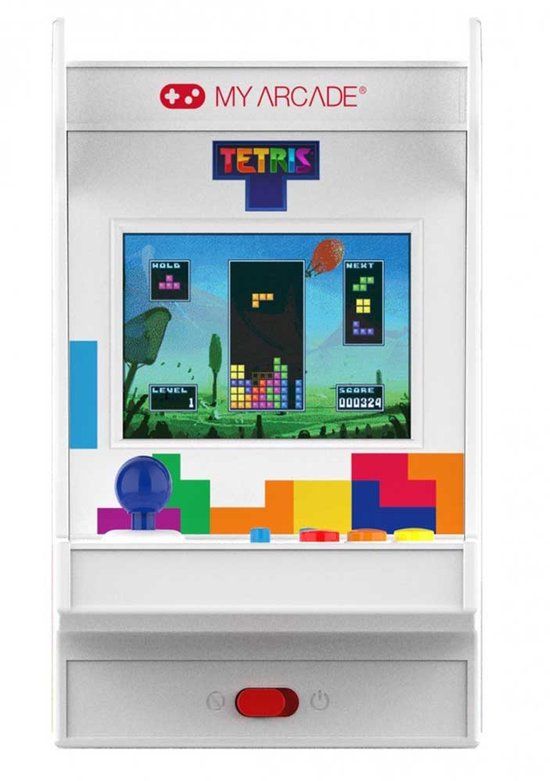My Arcade Nano Player Tetris Retroconsole Transparant