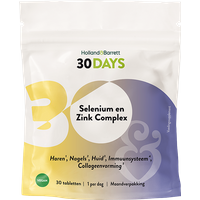 Holland & Barrett 2+1 gratis | 30DAYS Selenium En Zink Complex - 30 tabletten