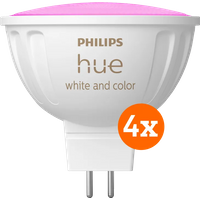 Philips Hue White and Color MR16 Spot 4-pack