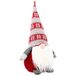 vidaXL Gnome de Noël - Rouge - 45 cm - Polyester