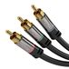 KabelDirekt Componentkabel 3x RCA – 1m | 3x cinch-stekker – 3x cinch-stekker, FullHD 1080i