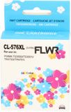 FLWR Canon 576XL Kleur Inktcartridge - Huismerk XL Kleur