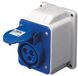 Gewiss GW62404 wandcontactdoos Blauw
