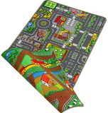Duoplay Vedes Duoplay 100 x 190 A4 omkeerbaar speeltapijt, City of Farm