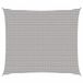 vidaXL Voile d'ombrage rectangulaire 6 x 7 m HDPE gris clair et blanc