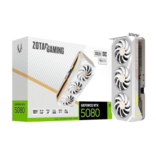 Zotac RTX 5080 Solid OC White ED 16GB GDDR7 HDMI 3xDP
