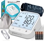 MostEssential Premium Bloeddrukmeter Bovenarm - Hartslagmeter - 198 Metingen Geheugen - Inclusief USB-C Kabel - 30C