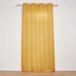 douceur d'intérieur Gordijn met ogen (140 x 280 cm) Zeline geel, polyester, effen en metallic draden