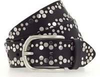 Vanzetti Leren Riem Belt 35MM W65 Black Zwart