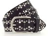 Vanzetti Leren Riem Belt 35MM W65 Black Zwart