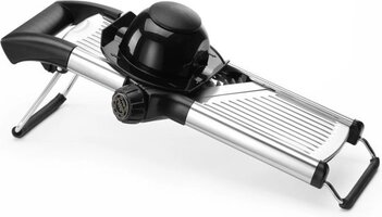 Hendi Mandoline RVS - Groentesnijder met Verschillende Messen en Vingerbeschermer