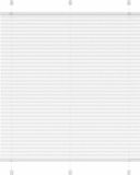 vidaXL Plissé rolgordijn 120x100cm stofbreedte 119,4cm polyester wit