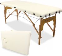 Mobiclinic CM-01 Basic - Massagetafel - Opvouwbaar - Draagbaar - 180x60 cm - In hoogte verstelbaar - Gezichtsuitsparing - Tot 150 kg - Behandelbank - Met opvergtas - Wit