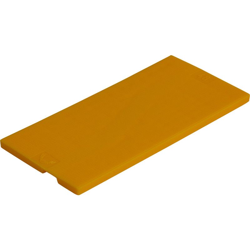 Kunststof triple blokje 100x48x4mm